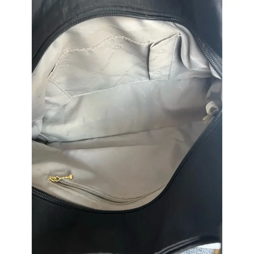 Baggallini San Marino Black‎ Nylon Satchel Tote Shoulder Travel Bag